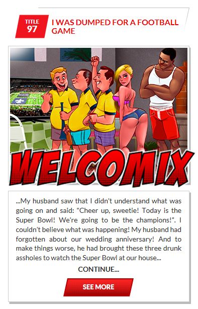 Cheer up, sweetie, today is the Super Bowl - Animated tales: I was dumped for a football game