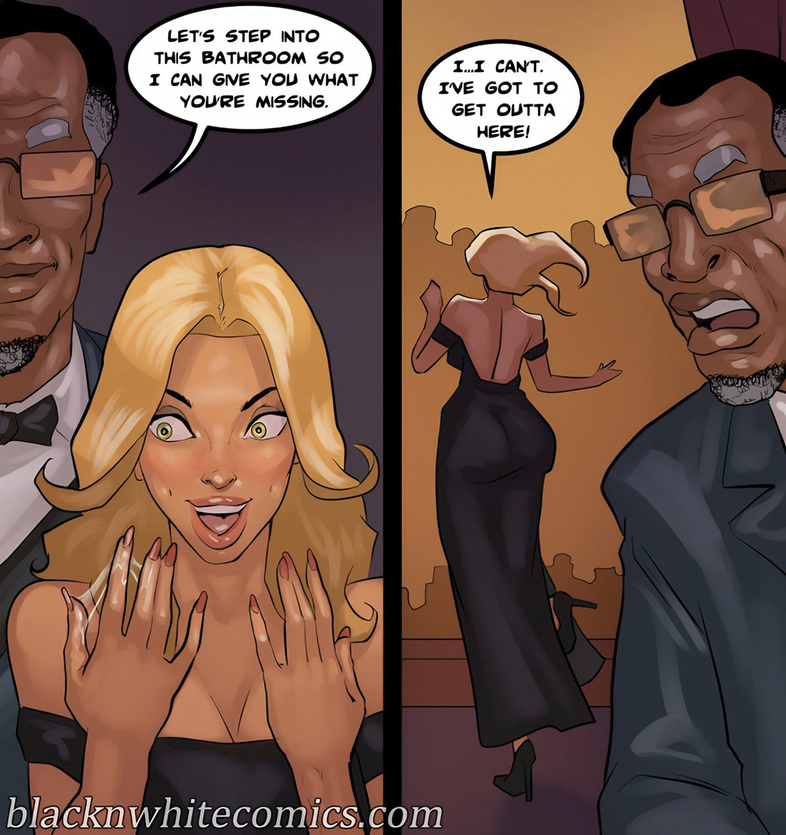 Grab that black monster dick - The mayor 6