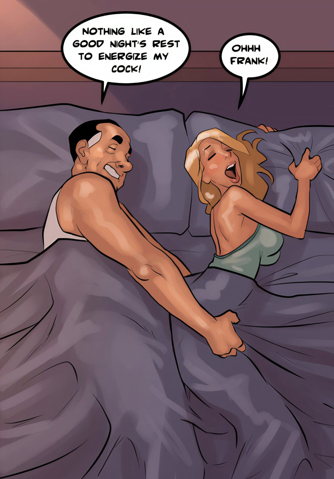 Nothing like a good night's rest to energize my cock - The mayor 6