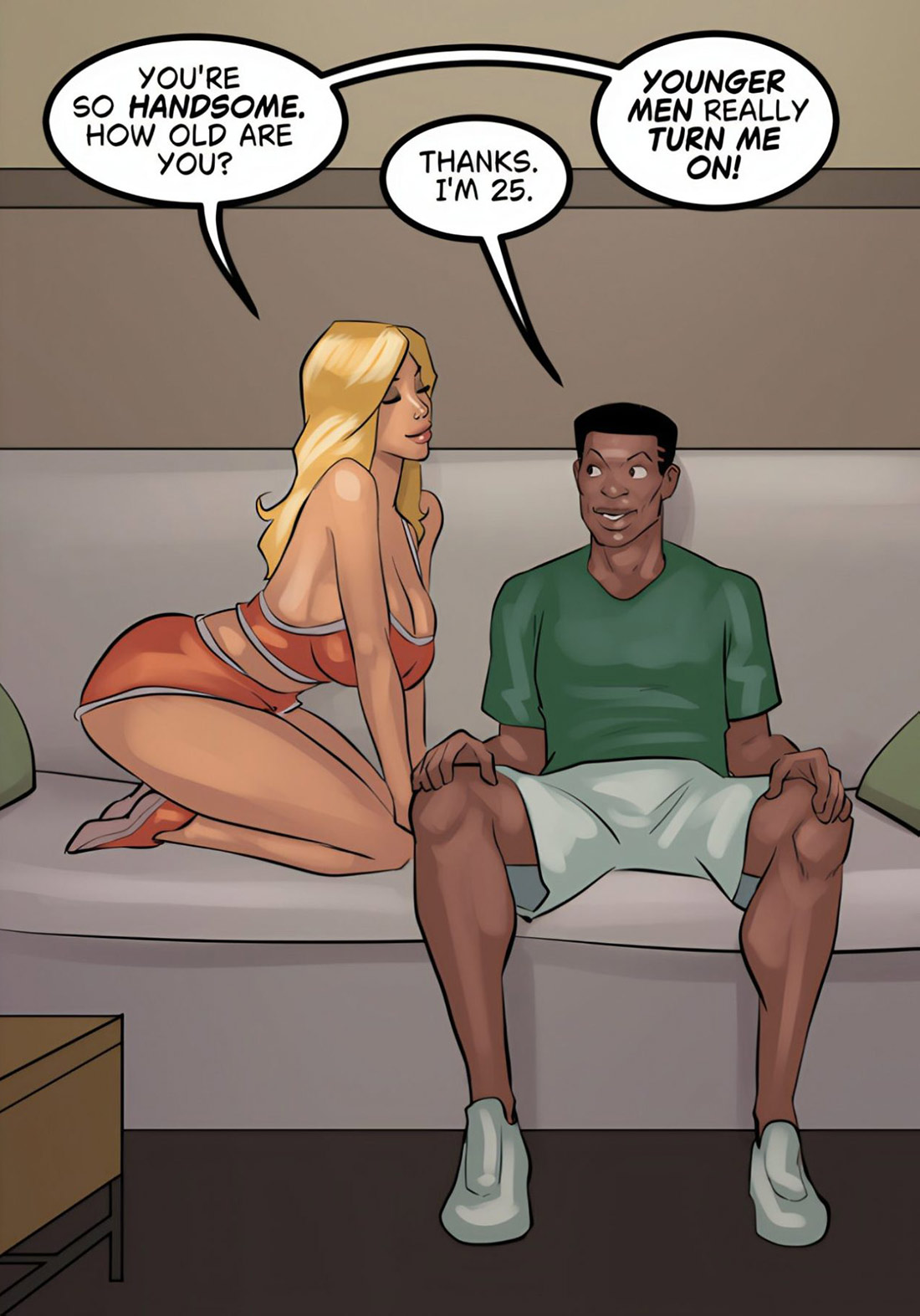 My friend Vaness is the one you're hooking up with but she is running a little late - The poker game 4