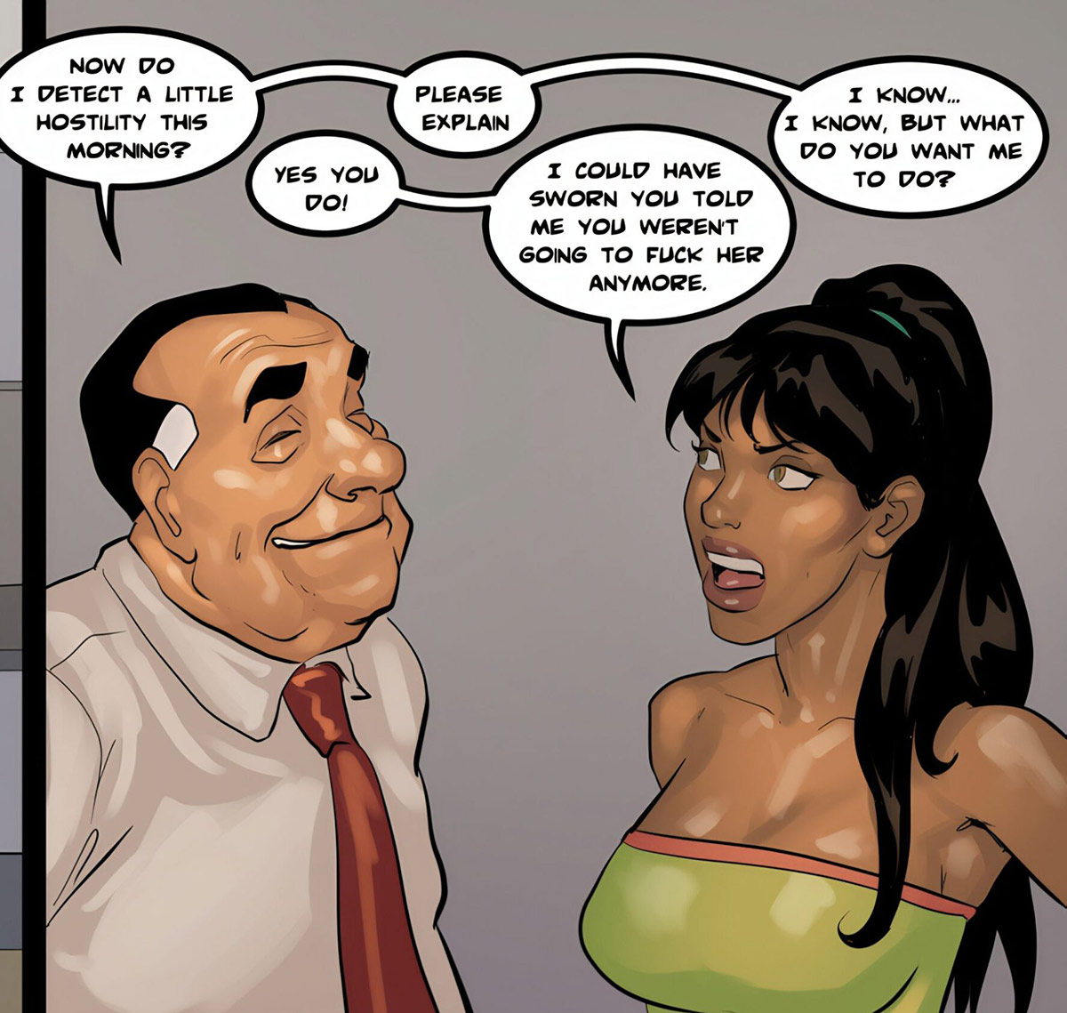 I'm mad because you haven't fucked me in 5 days, my pussy is throbbing right now - The mayor 6