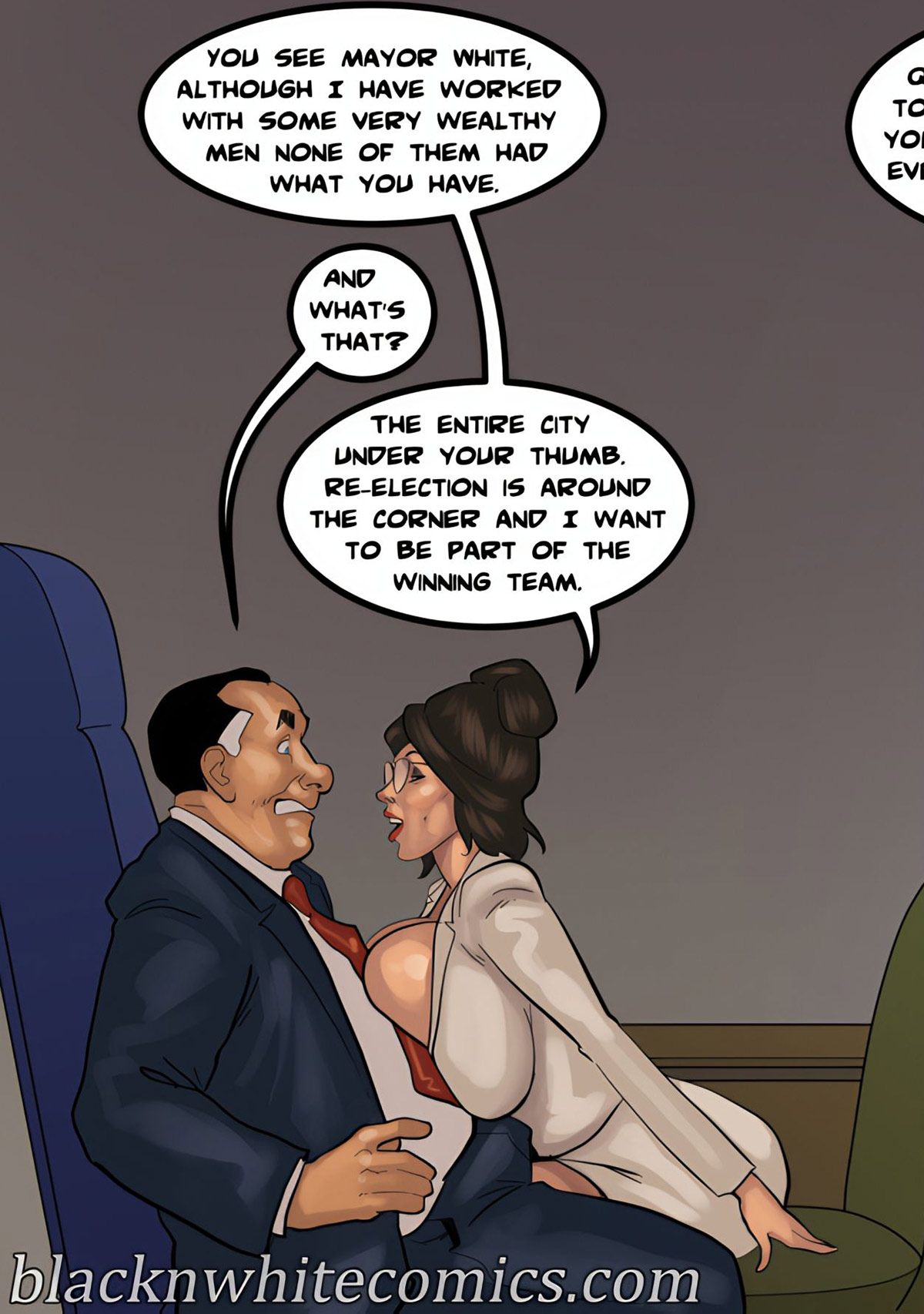 I think it's time to see the cock I'll be sucking going forward - The mayor 6