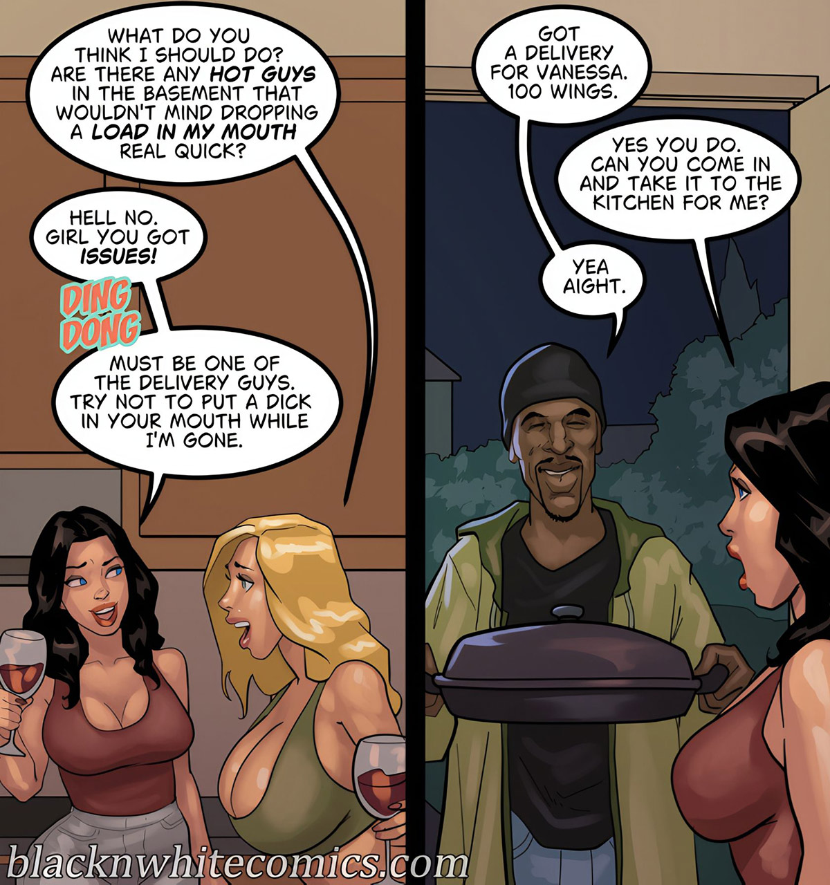 I wanted them to cum in my mouth - The poker game 4