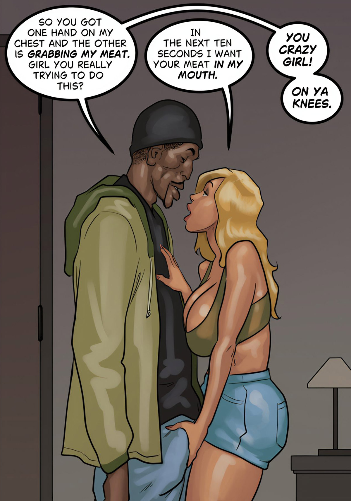 In the next ten seconds I want your meat in my mouth - The poker game 4