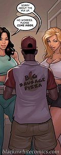You think we're lucky enough to have a pizza delivery guy who is cute with a big cock - The poker game 4