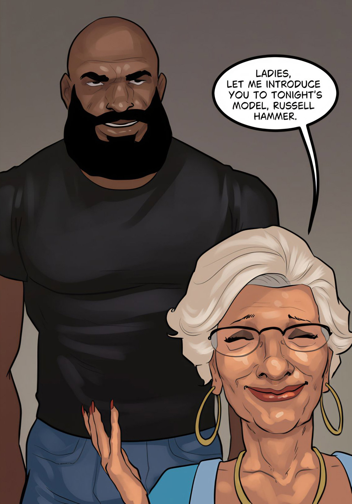 You trying to get this snake stuffed down you throat again - Art class 3