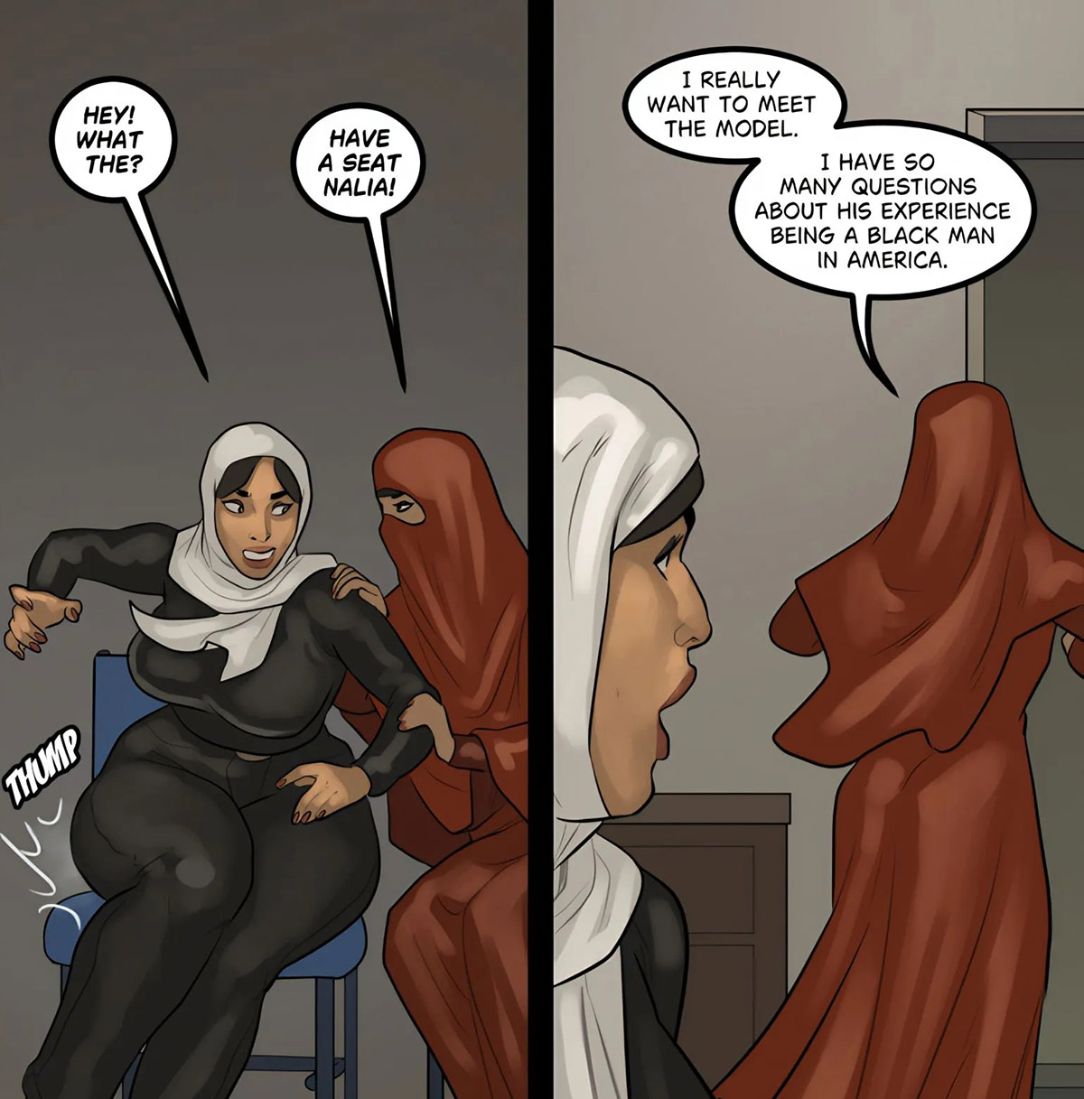 Your delusional self actually thinks you could conquer that 10 inch monster - Art class 3