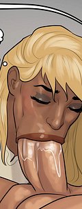 I didn't know white guys had dicks this big, I could barely fit it in mouth - The recruit