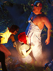 She did just throat that huge dick Laura - The dare by Tab109