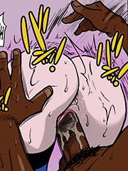 Fat cocks are great - Interracial panty by Shiwasu no Okina