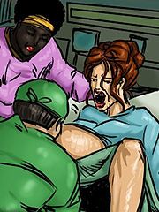 I think the contractions are starting - The surrogate by Illustrated interracial