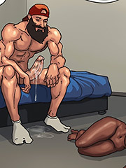 Cum all over this big white cock - Mike the plumber in Make America great again