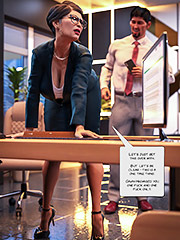 I've jerked myself off so many times thinking of fucking you over this desk - Julie the Pig by Tab109