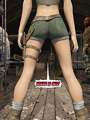 This big fat cock is stretching my pussy - Together in the army now 2 by Dark Lord